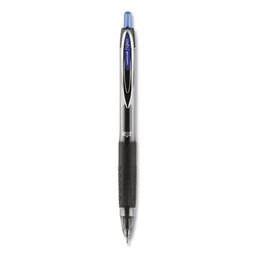 uni-ball® Signo 207 Needle Point Gel Pen, Retractable, Medium 0.7 Mm, Blue Ink, Black Barrel, Dozen freeshipping - TVN Wholesale